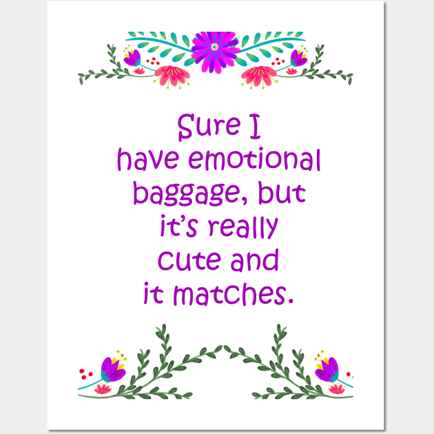 Emotional Baggage Wall Art by CindersRose